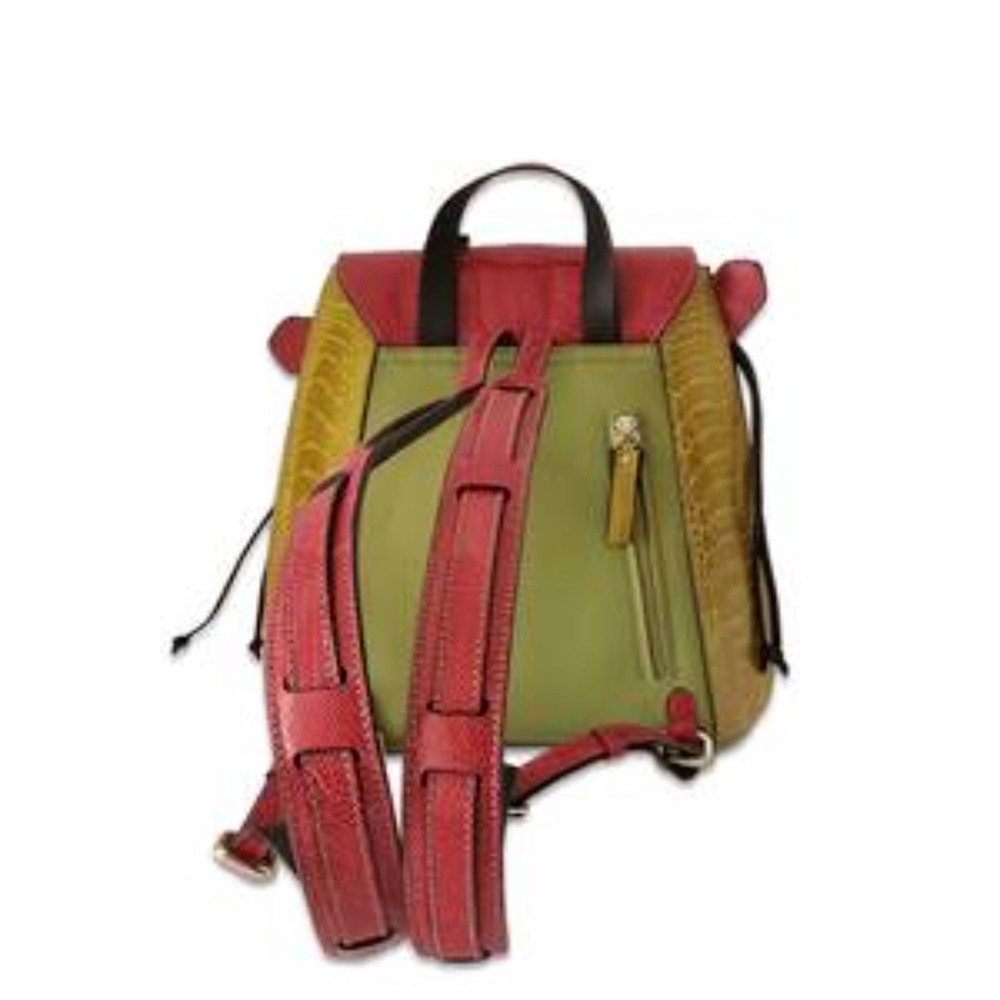 Ostrich BACKPACK - Quality Leather Shoulder Bag Purse - Picture 10 of 14